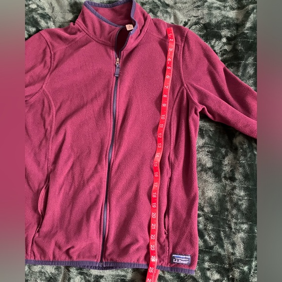 EUC LL Bean full zip women’s L fleece - Picture 3 of 6